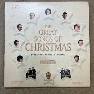 The Great Songs Of Christmas Album Seven Vinyl LP Record Collectors‎ Edition